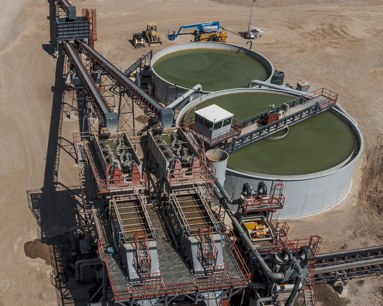 Washing sand for aggregates