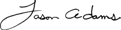 Jason Adams Signature