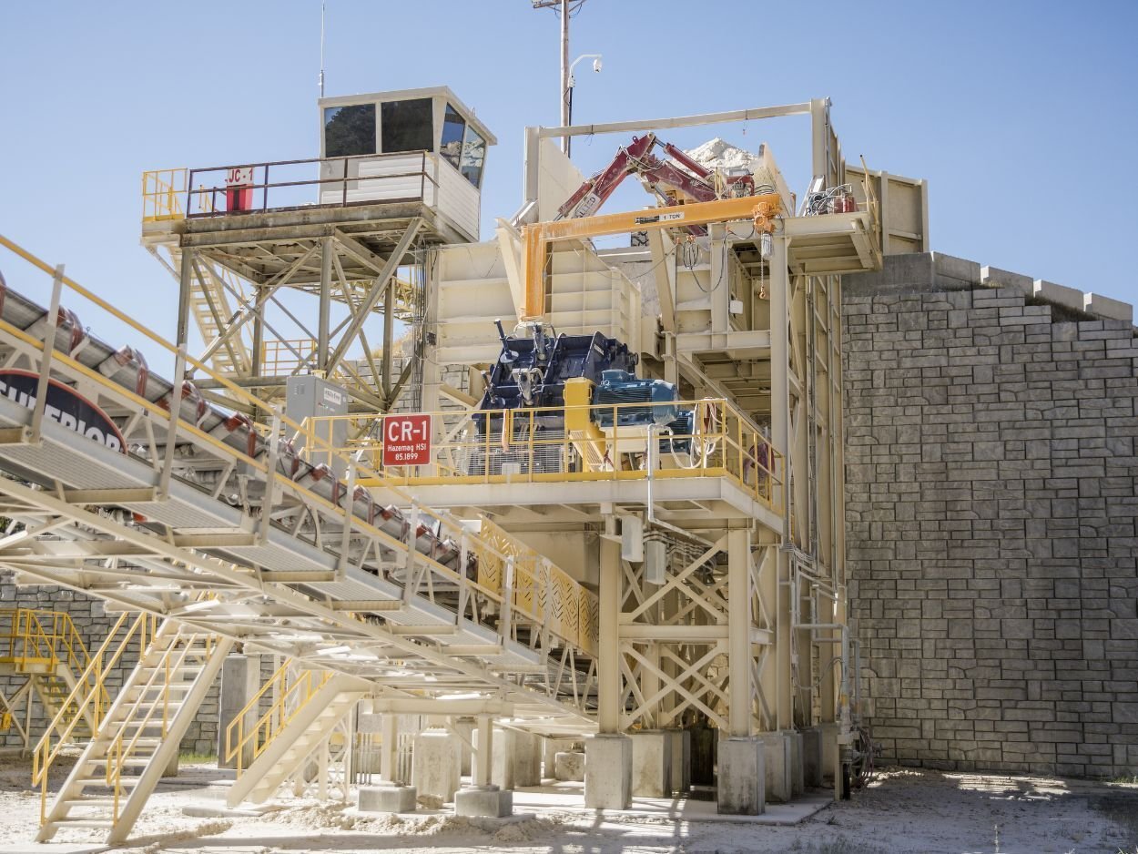 Quikrete crushing tower