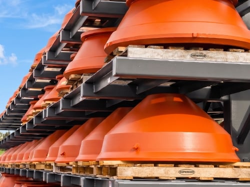 Replacement mantle and bowl liners for Superior® Cone Crushers