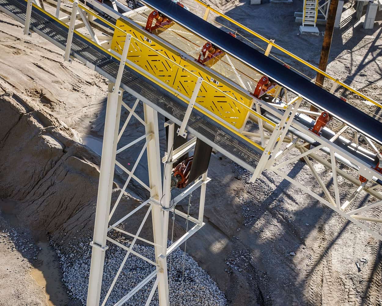 Chevron Wing Pulley in operation