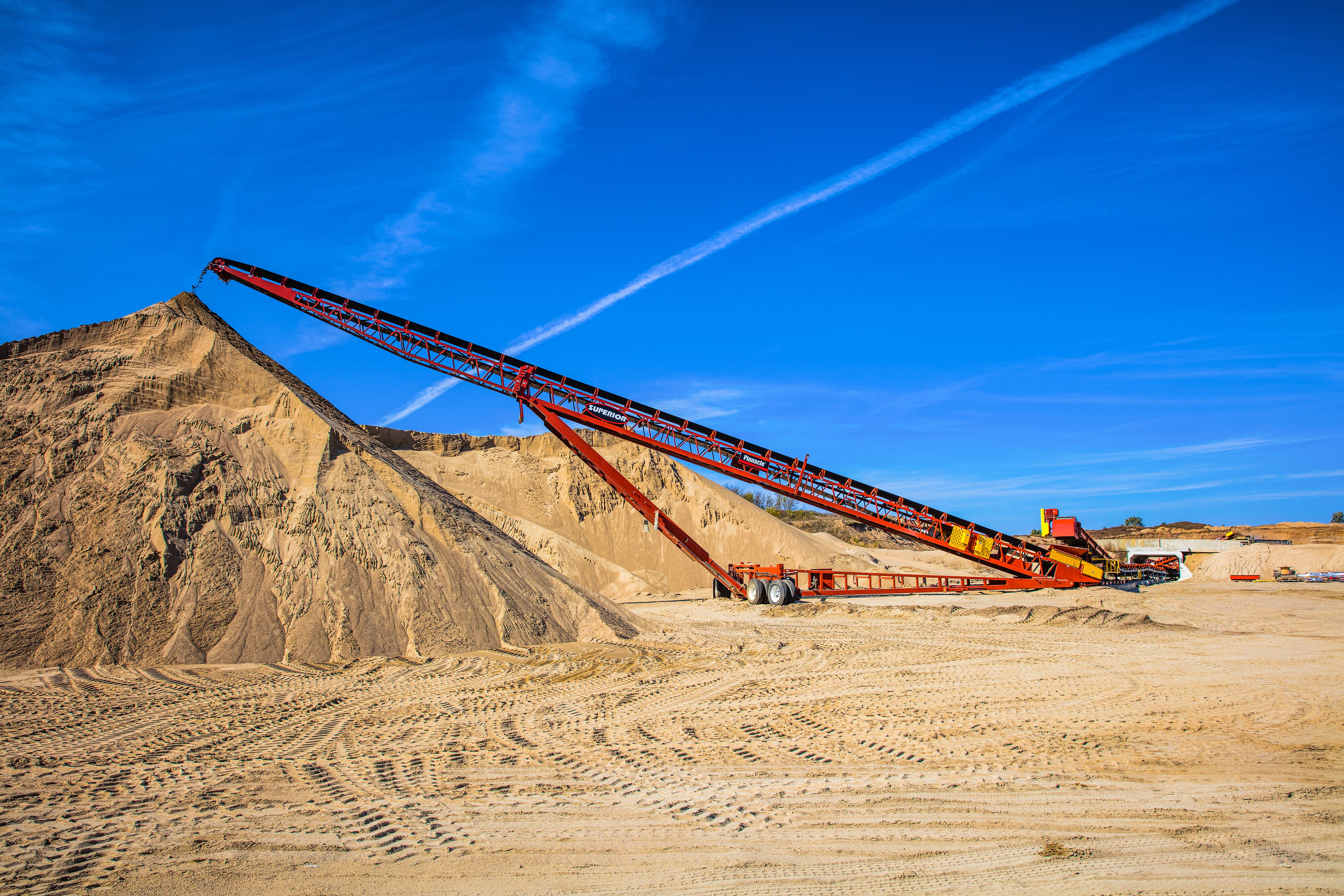 Pinnacle Conveyor at Glenwood MN pit.