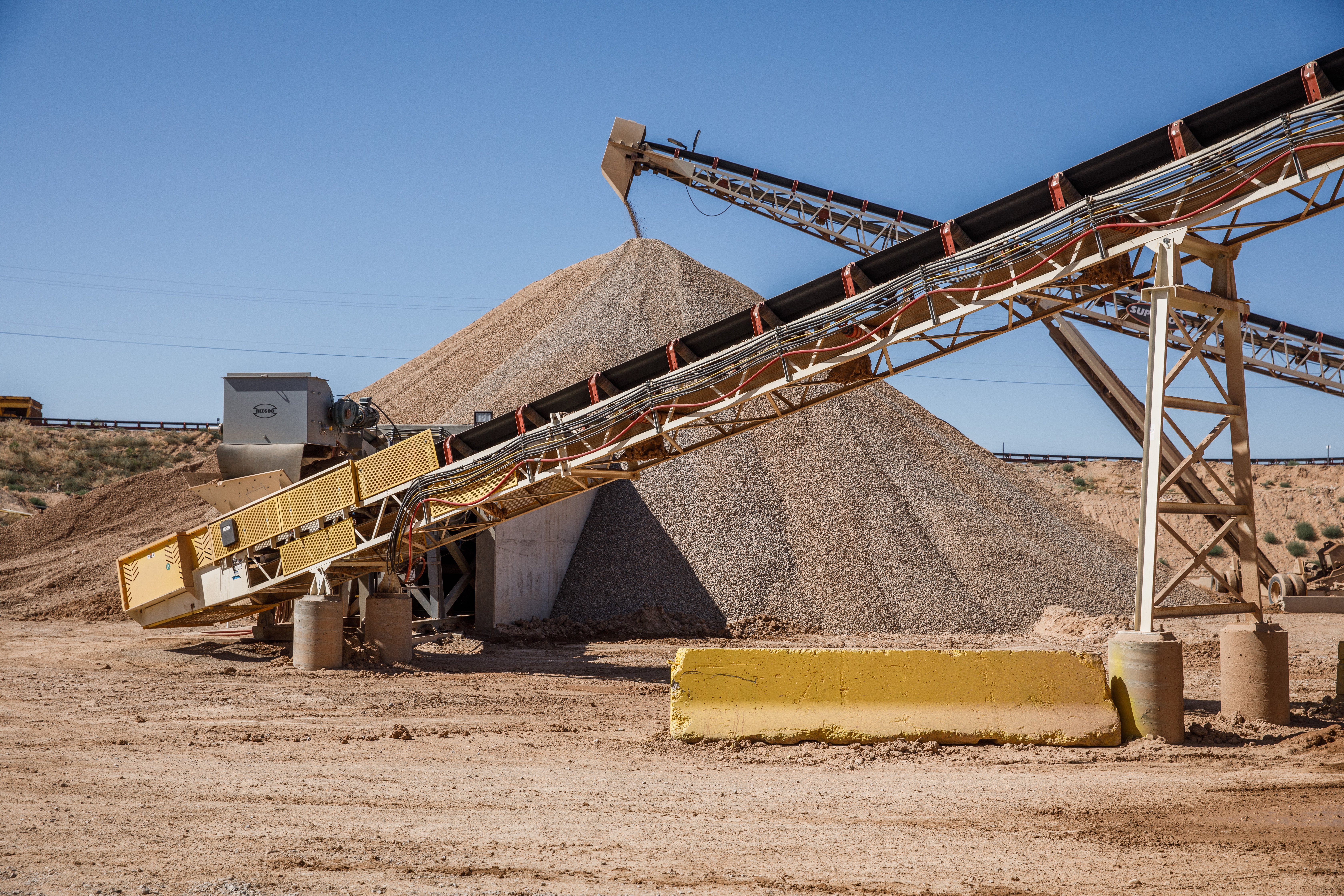 Tunnel reclaim conveyor at Granite Swan_Tuscon AZ_6-18-2024_058