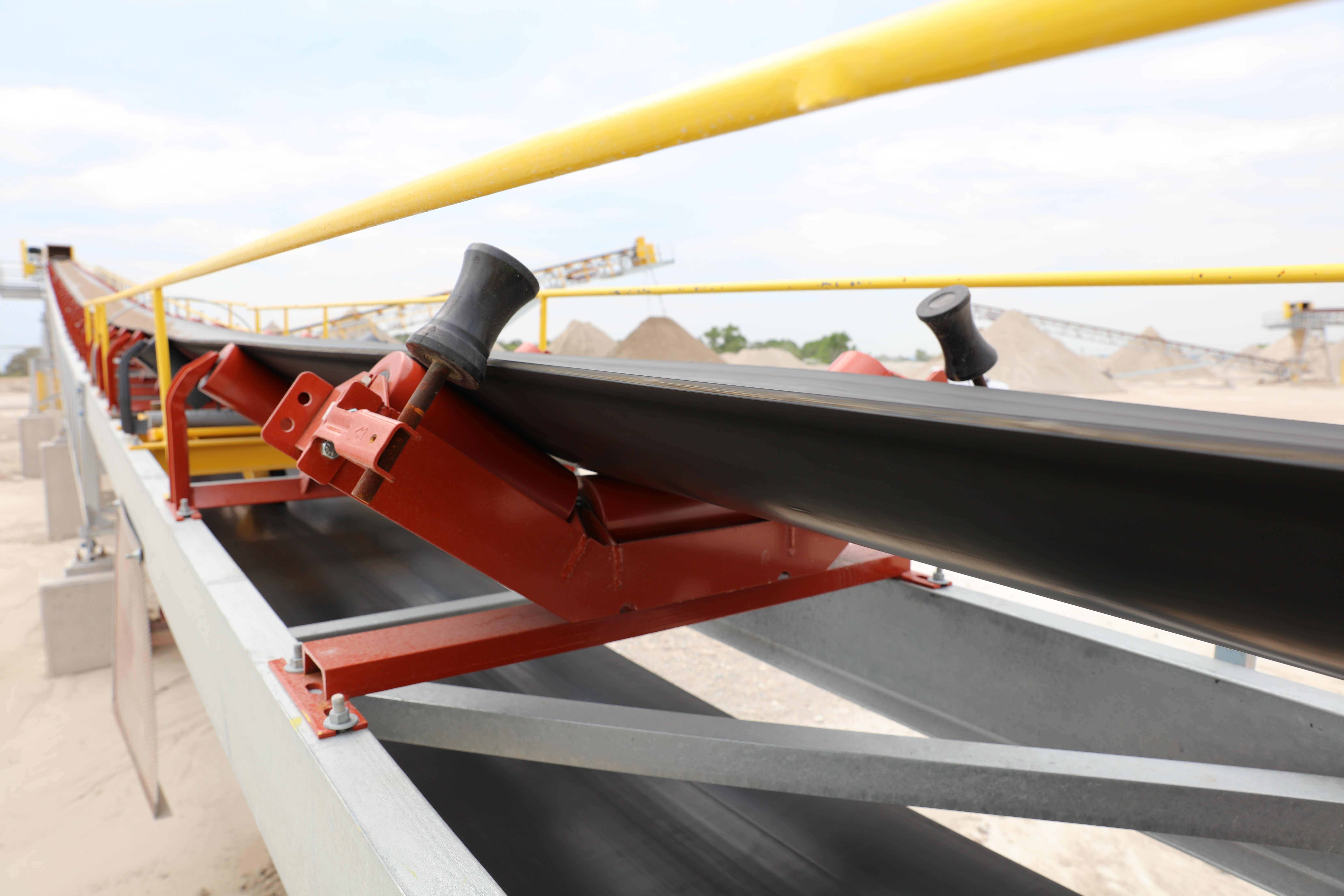 Self Aligning Idler at Lehigh Hanson - Lake Bridgeport Quarry, TX (2015-08) 010