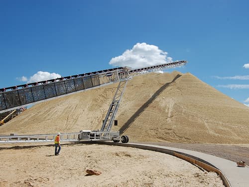 Hi-Crush, WI frac sand TeleStacker Conveyor