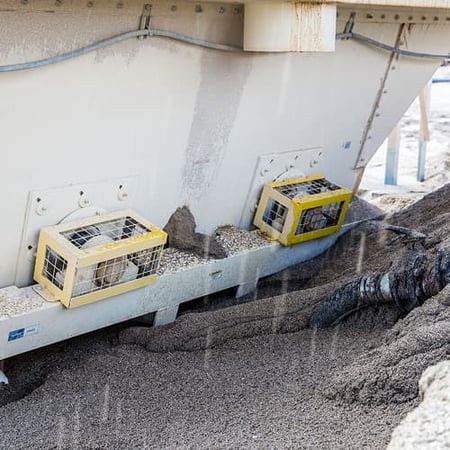 Fine material washer scre shaft bearings at Staker Parson’s site in Draper, Utah
