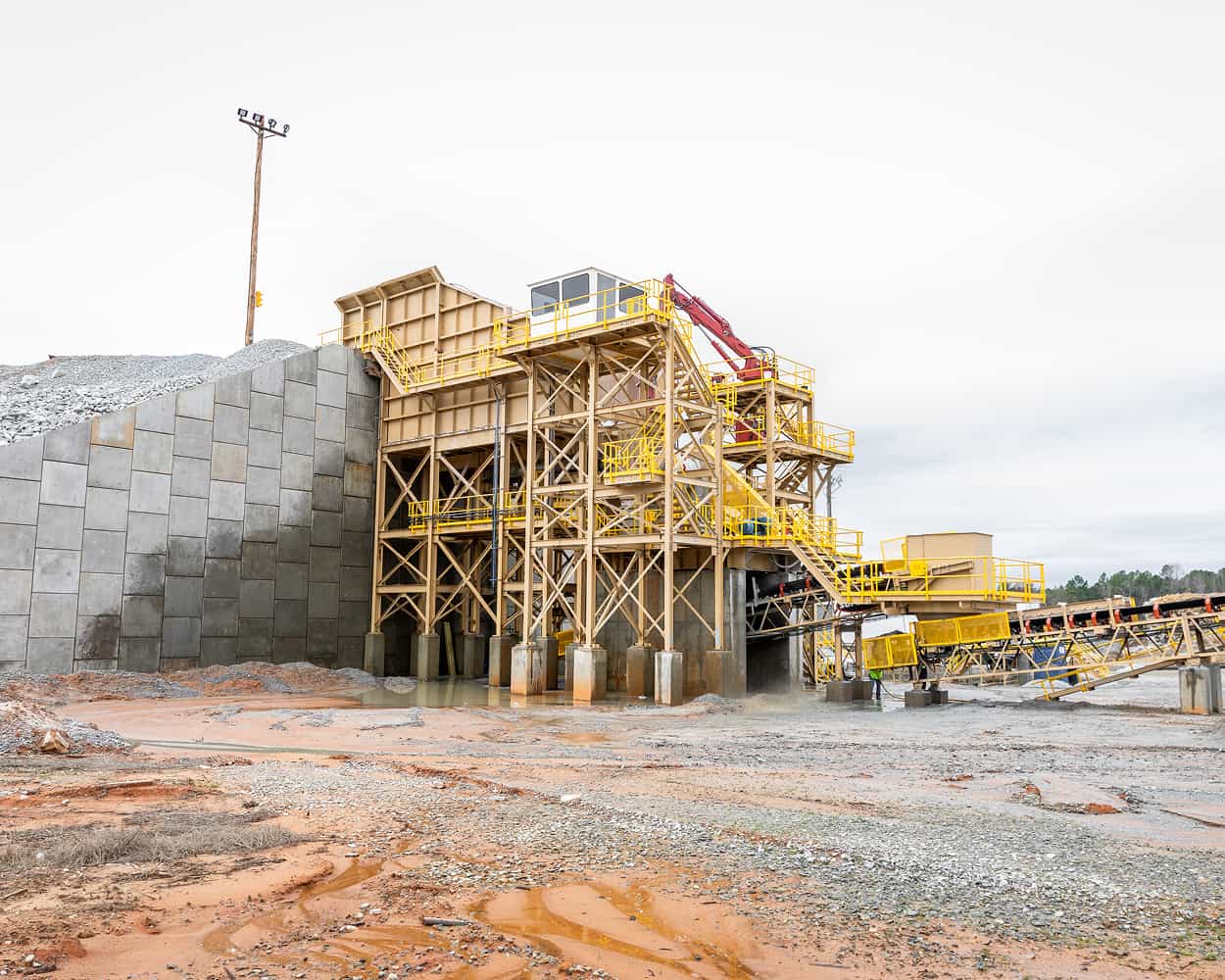 Georgia Stone plant site under construction