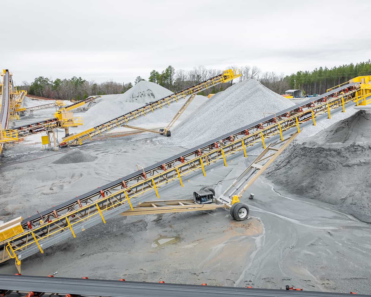 Georgia Stone plant site conveyors