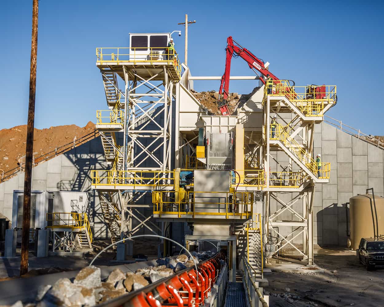 Site in progress at Buckorn Quarry - Summit Materials
