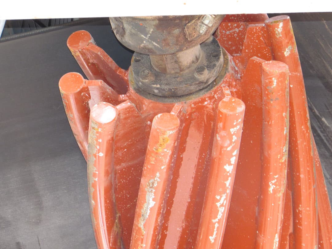 Chevron pulley closeup