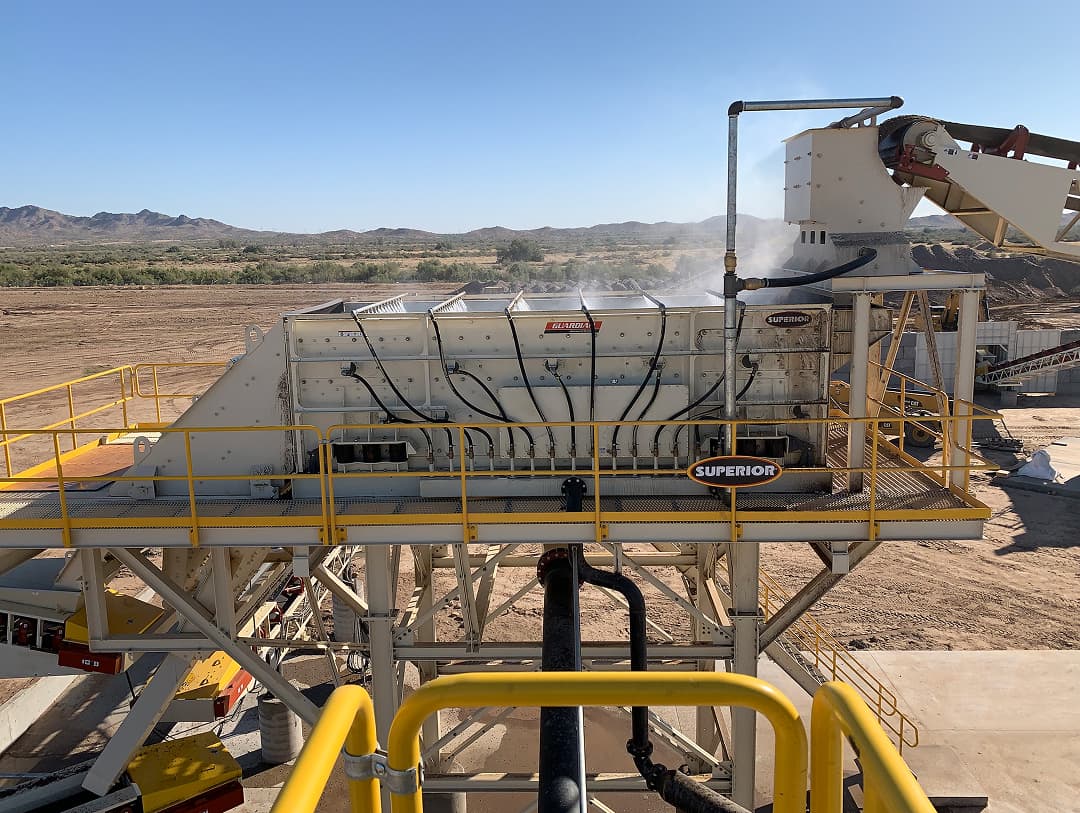 Desert Aggregates in Arizona with Guardian Screen