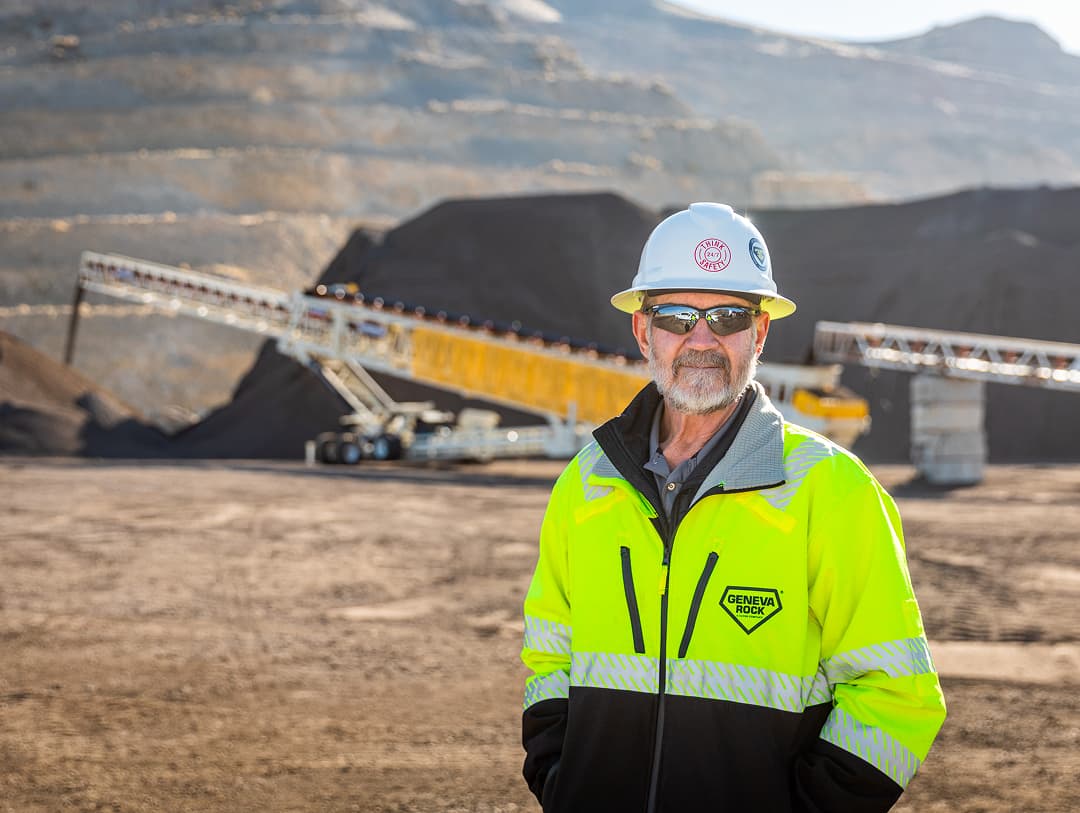 Geneva Rock in Draper UT overland conveyor