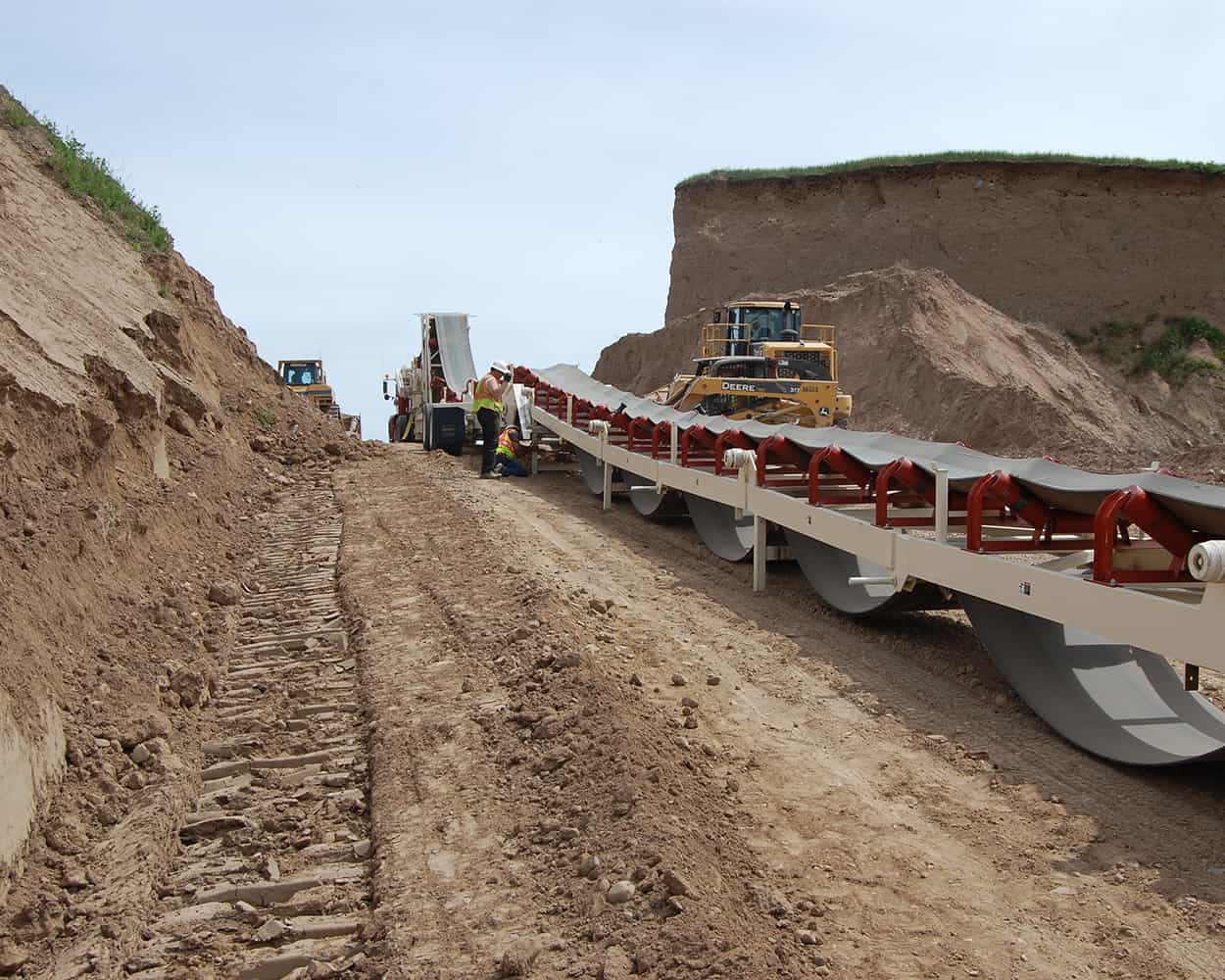 Knife River using Trailblazer Conveyor