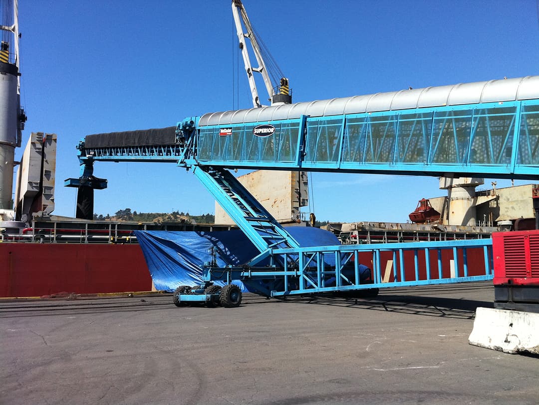 Levin Richmond Terminal with dual TeleStacker® Conveyors