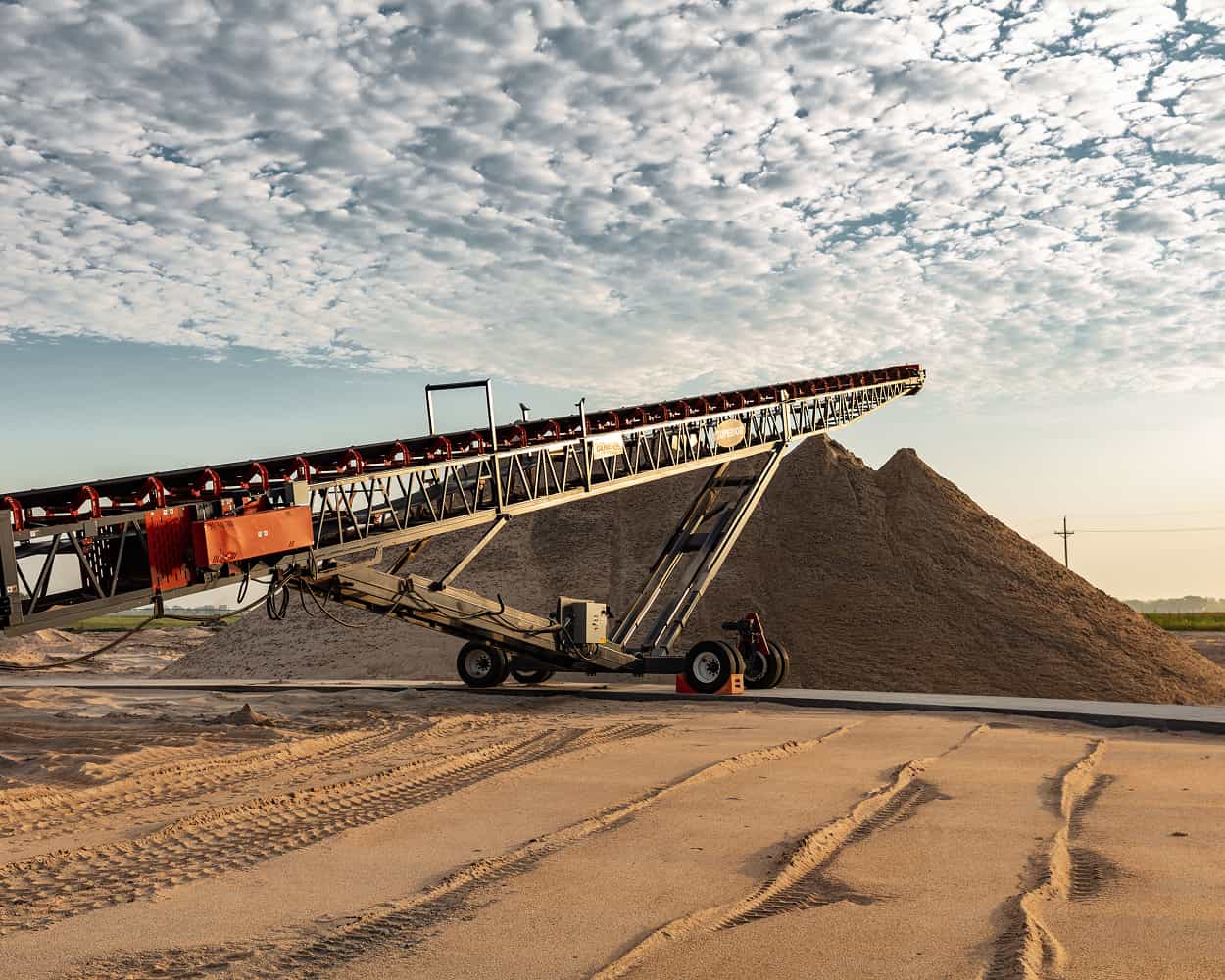 PRSC portable radial stacking conveyor