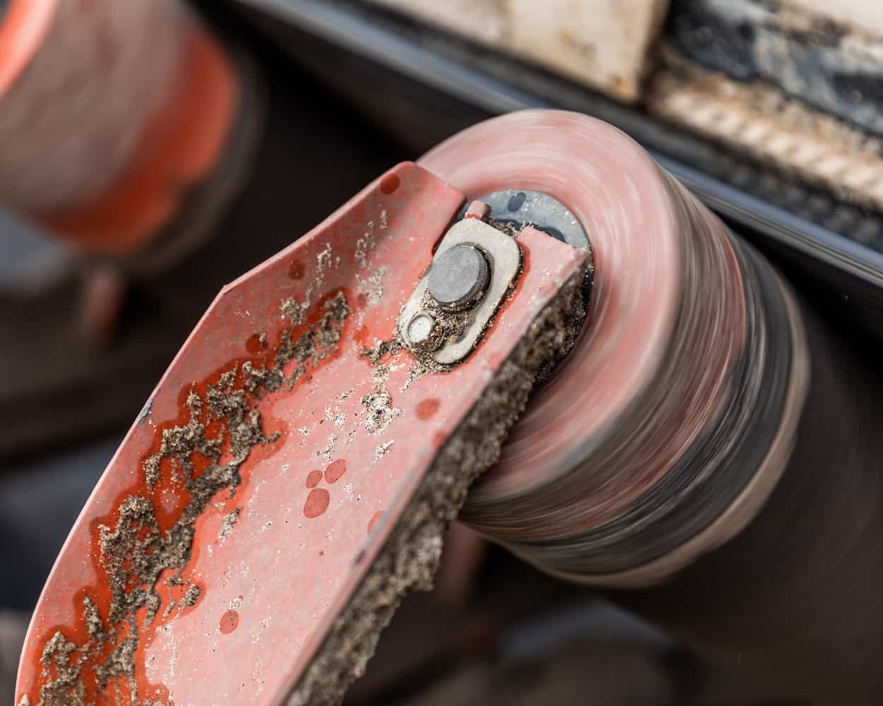 idler seal Capital Sands wet conveyor application similar to Madison County Sand