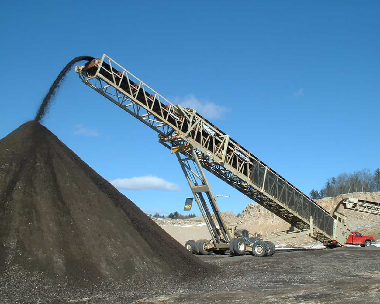 Marcou Construction using TeleStacker Conveyor