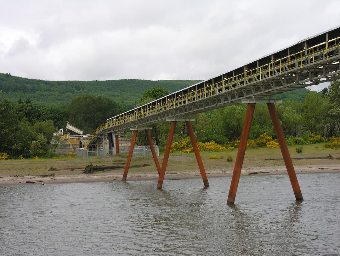 Knife River in Portland OR overland conveyor