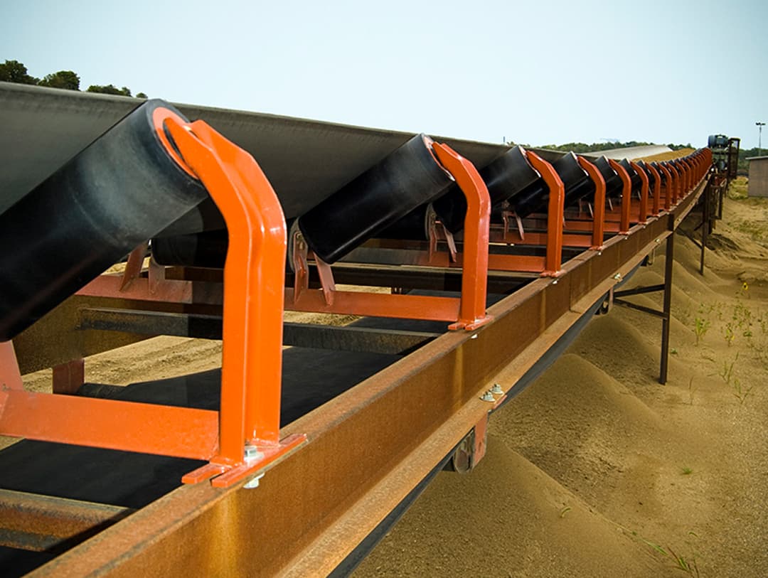 Moxie Rolls on conveyor