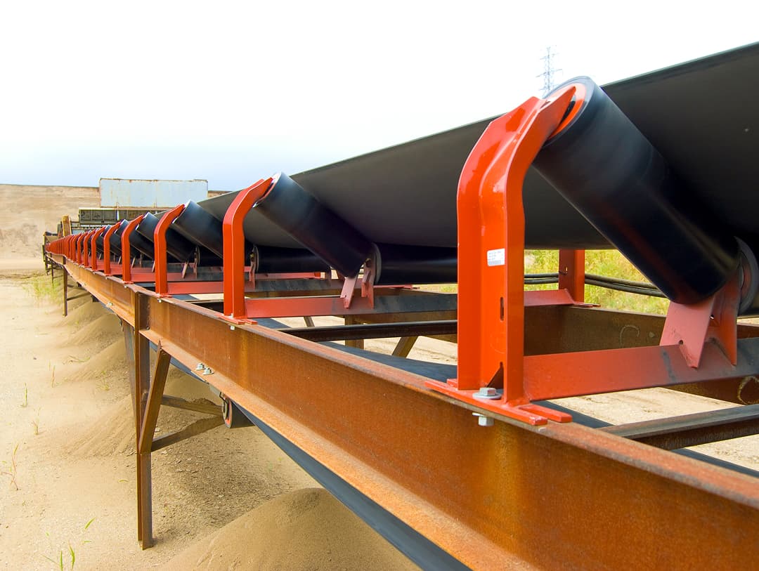 Moxie Rolls on conveyor