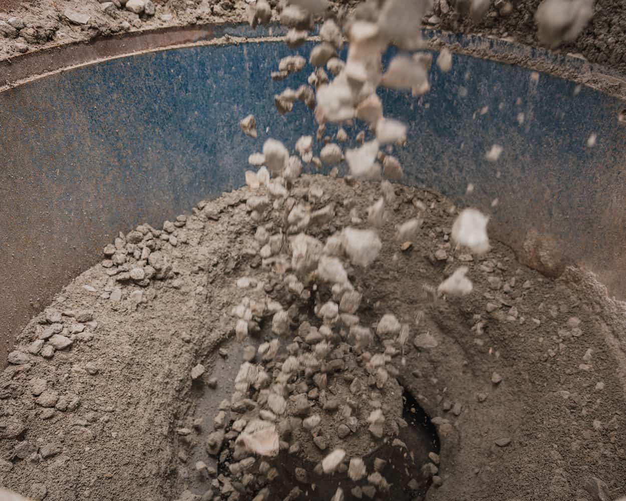 Riverstone Group crusher feed closeup