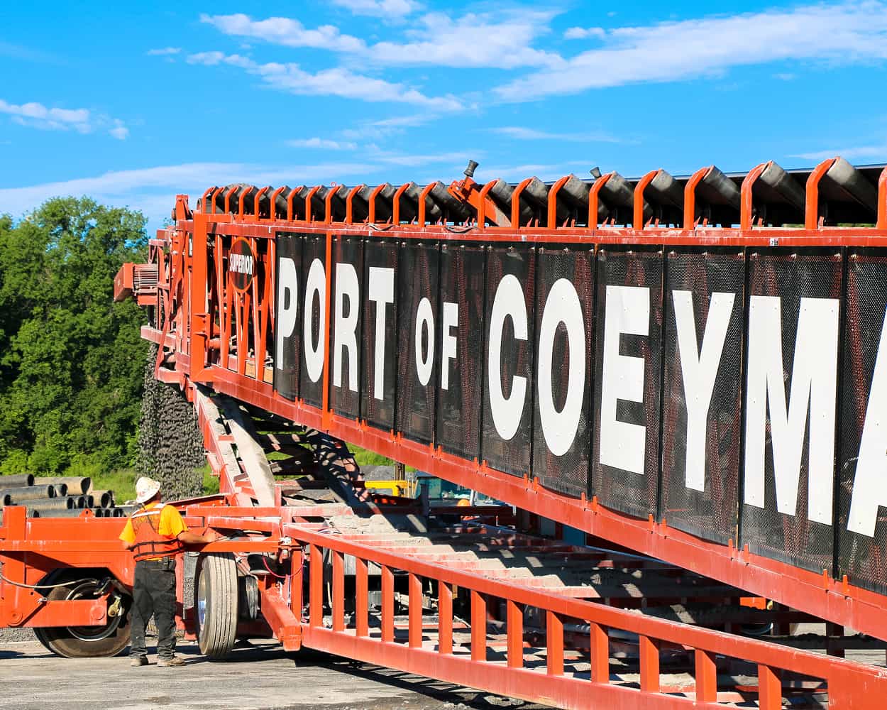 P&M Brick at Coeymans NY, TeleStacker Conveyor