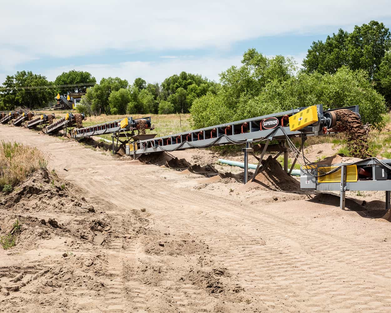 Apex Sand & Gravel jump conveyors