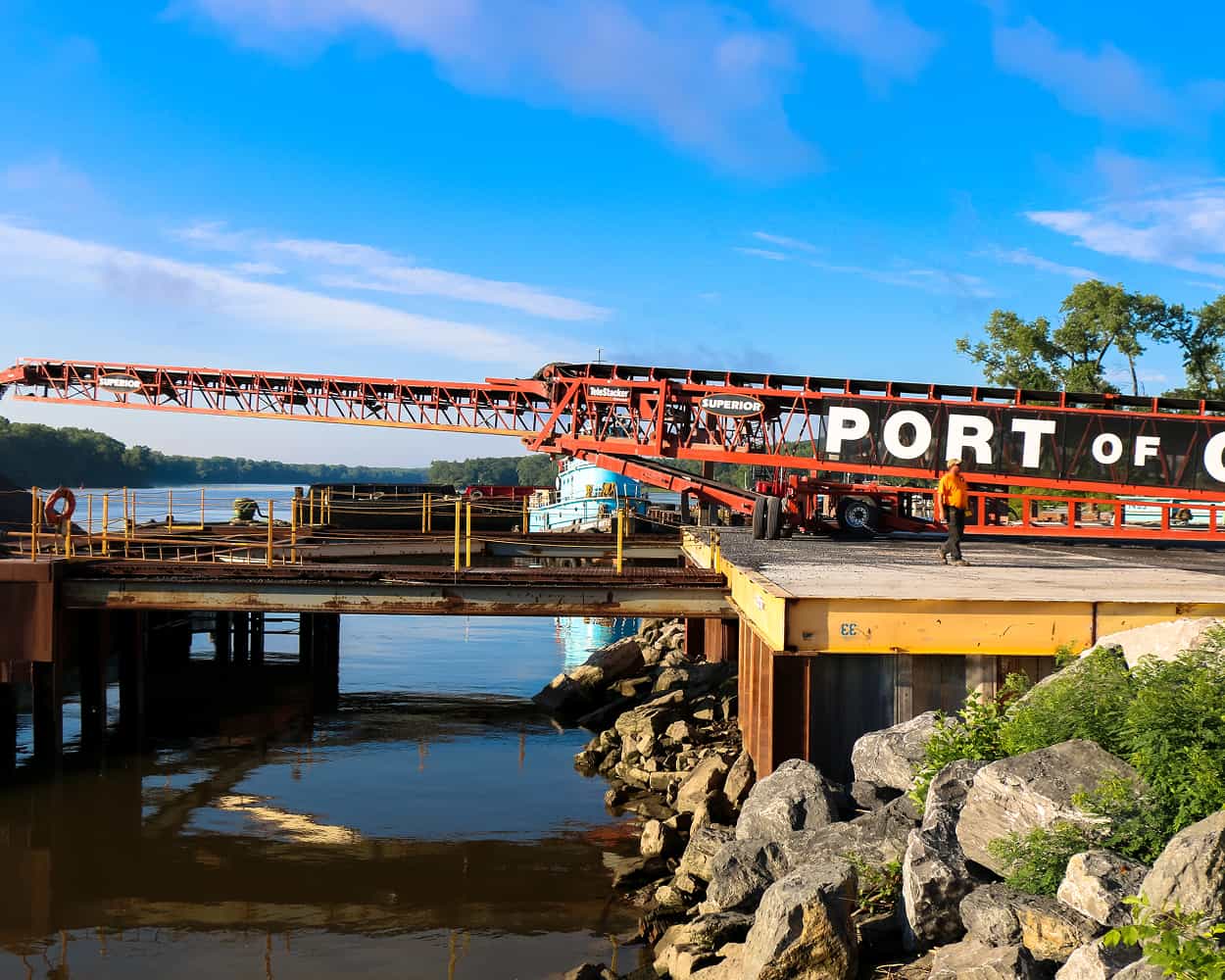 P&M Brick at Coeymans NY, TeleStacker Conveyor