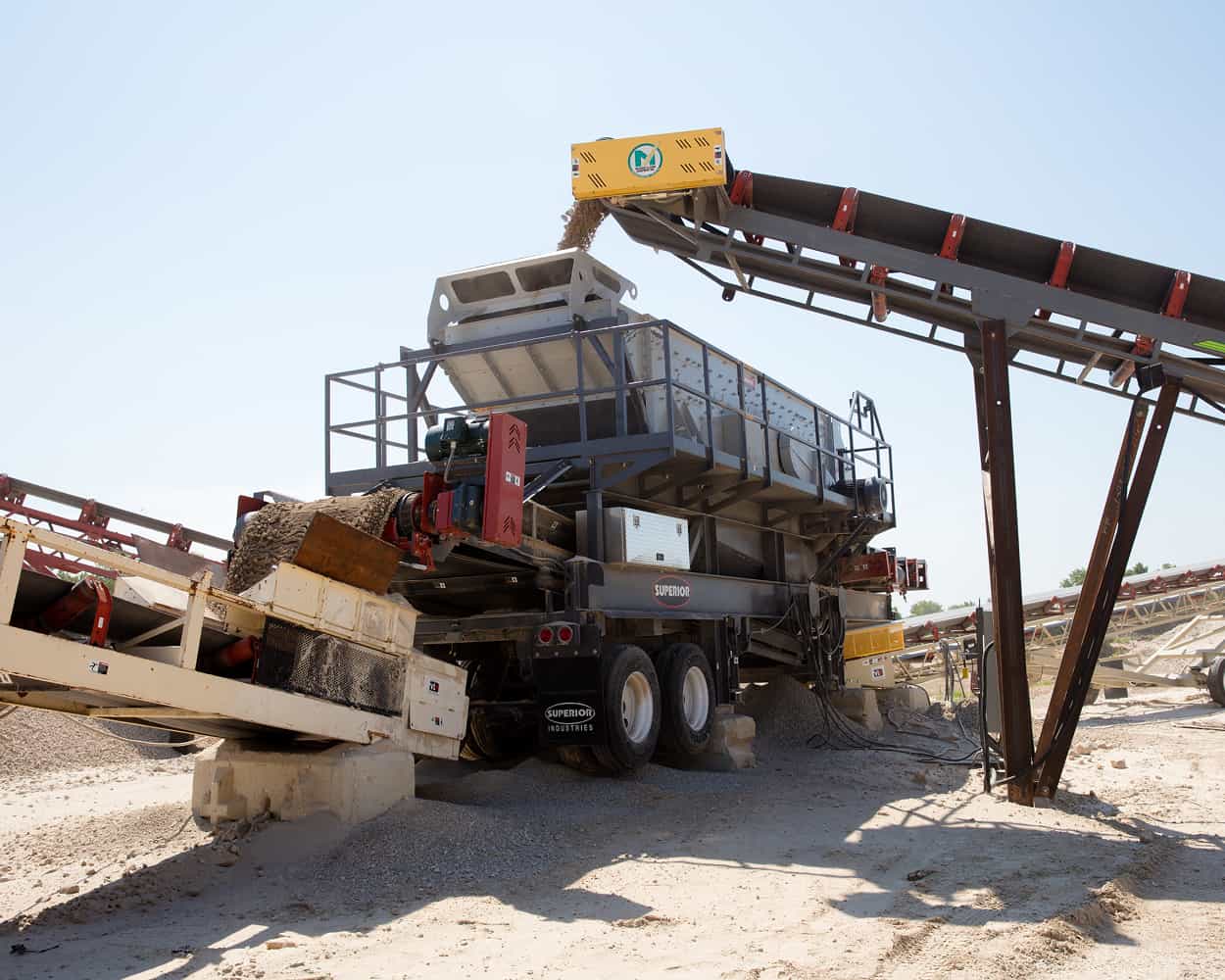 Wade Quarries portable plant