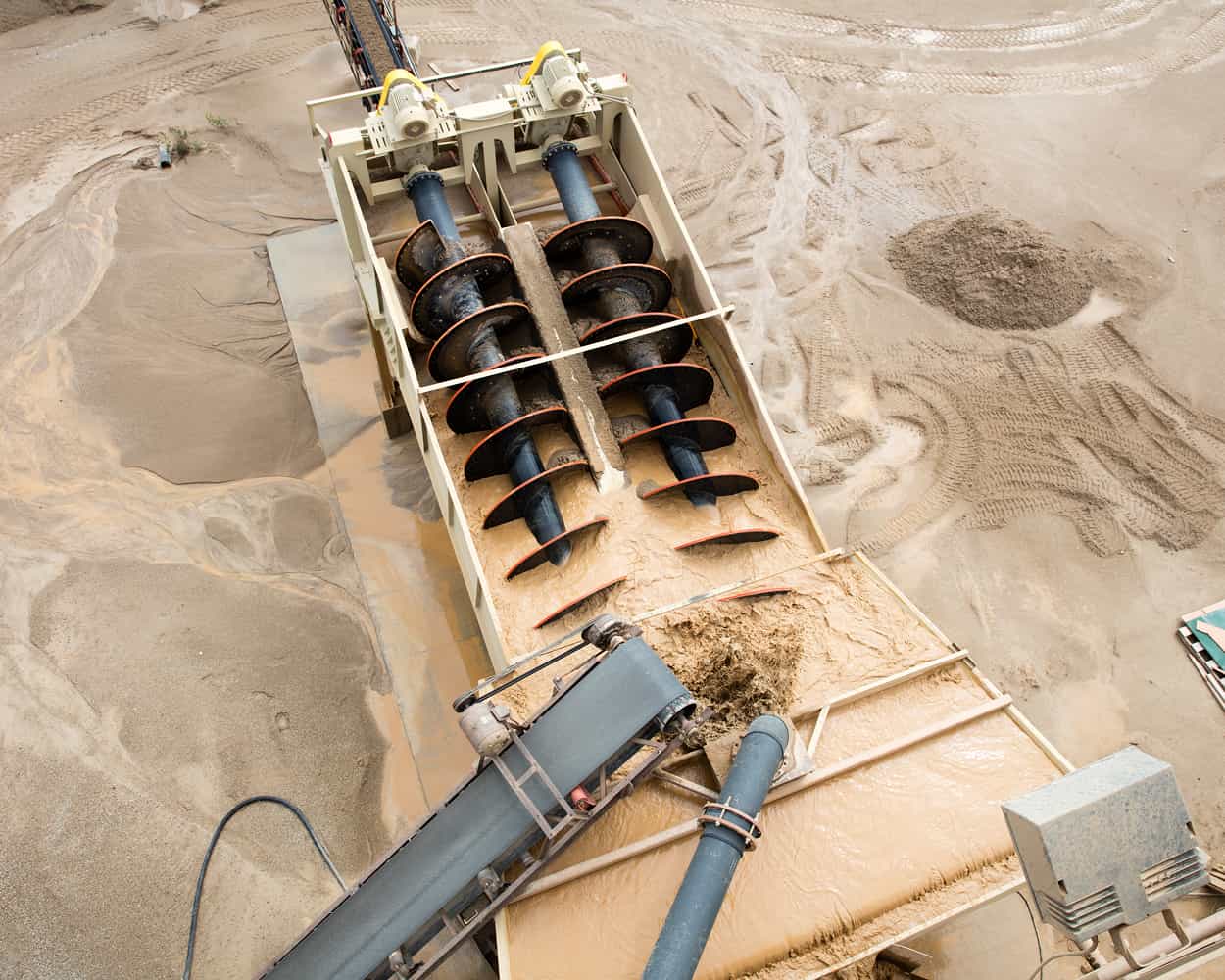 Wissota Sand in Richfield WI - Aggredry Washer top view