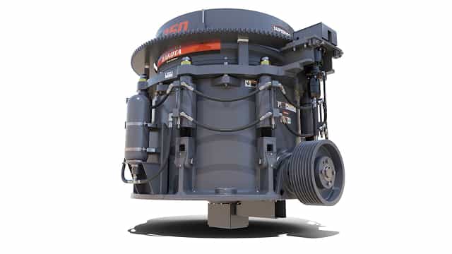 Dakota Cone Crusher featuring roller bearings for portable or energy-efficient crushing