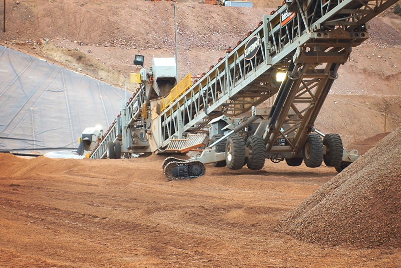 Grasshopper Conveyors at Mining Site | Superior Industries