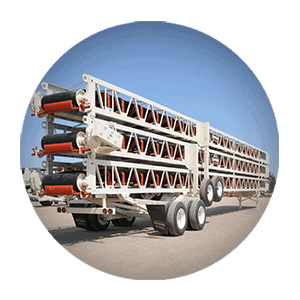 Esteiras transportadoras de transferência | Superior Industries transporte circular LP Esteiras transportadoras de transferência circulares slide pac 300px