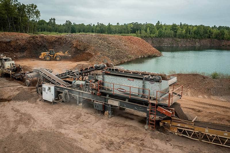 Iron River- Crushing and Screening Plants for Rock Shaping and Sizing